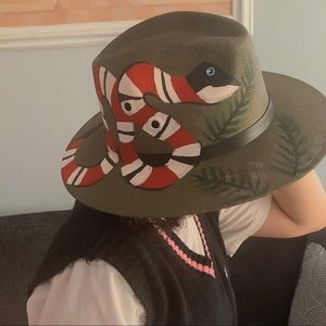 Hand painted hat New hat